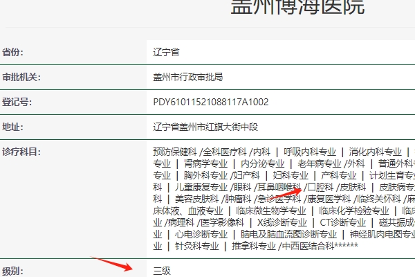 營(yíng)口蓋州博海醫(yī)院口腔科