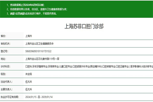 上海蘇菲口腔門診部