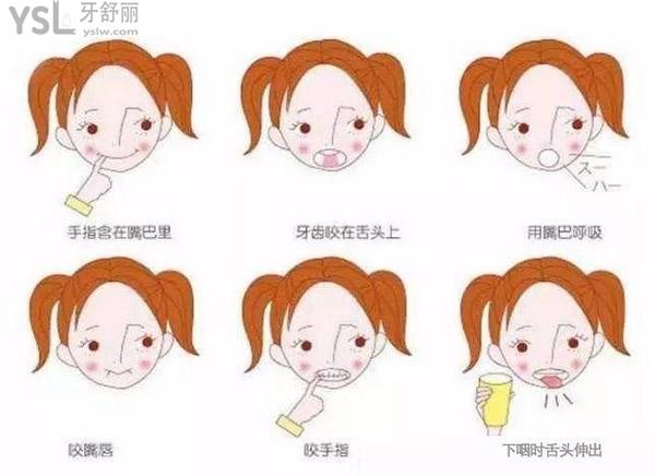 造成兒童牙齒畸形的原因