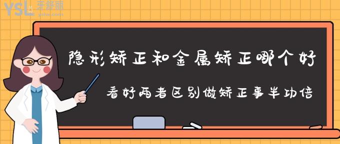 隱形矯正和金屬矯正哪個好？看好兩者區(qū)別做矯正事半功倍！