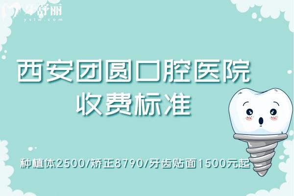 西安團圓口腔醫(yī)院收費標準