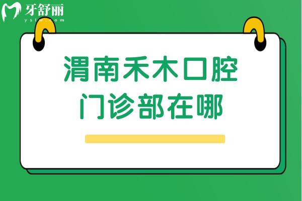 渭南禾木口腔門診部在哪？